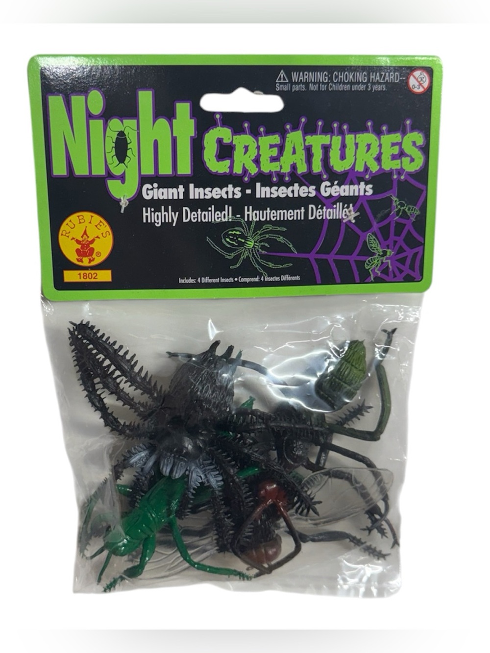 Rubie’s brand night creatures highly detailed giant insects new in packaging!